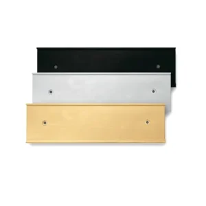 Custom Metal Blanks Name Plate Wall Mount Plate Holder