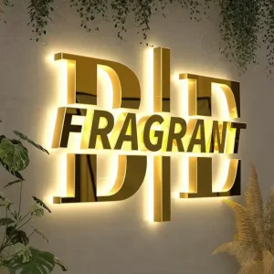 Custom Metal LED Illuminated Sign Waterproof Outdoor Backlit Letters Remote Control Building Office Bar Decoration Advertising