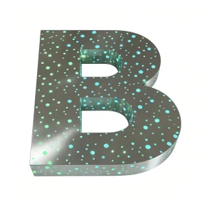 Custom Metal LED Letters Stainless Steel Illuminated Signs 3D Logo for Business Reception Wall