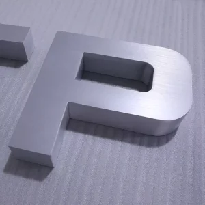 Custom Metal Letter Stainless Steel Letters Channel Letter 3D Logo for Buildings