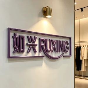 Custom Metal Letters 3D Stainless Steel Logo Sign Non-luminous Outdoor Advertising Signboard for Shops Mall Park Use