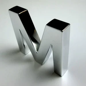 Custom Metal Letters for Wall Design Stainless Steel 3D Shop Metal Letter
