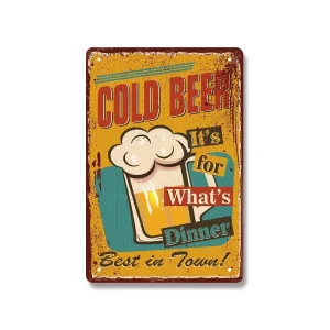 Custom Metal Posters Printing Assorted Tin Sign for Bar Garage Wall Decor Funny Metal Signs Retro Vintage Tin Sign