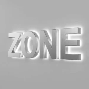 Custom Metal Sign Outdoor LED Illuminated Letters 3D Backlit Letter Sign Advertising Business Logo Board for Company Cafe