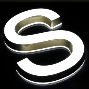 Custom Mini Acrylic 3D LED Signs for Business Letters Indoor Custom LED Sign