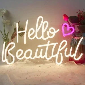 Custom Mini LED Neon Letters 3D Lighting Waterproof Wall Mounted Acrylic LED Flex Neon Sign Home Living Room Plug-In Power