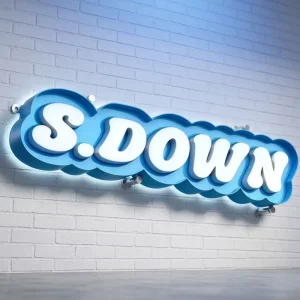 Custom Modern Acrylic Open LED Sign Board with Easy Installation Dimmable Neutral Light for Business Retail & Office Use
