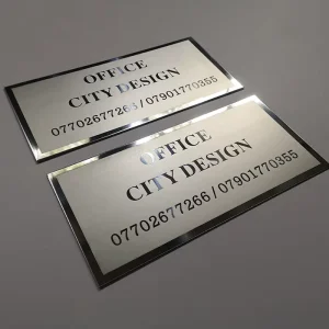 Custom Modern Design Stainless Steel Metal Decorative House Sign Letter Plate For Front Door Name Plate Or Hotel Application