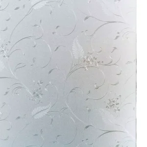 Custom Modern Waterproof PVC Glass Film Static Cling Removable Electrostatic Decorative Sticker for Home Office Maintenance