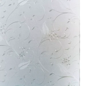 Custom Modern Waterproof PVC Opaque Glass Film Static Cling Removable Electrostatic Decorative Sticker for Living Room Home
