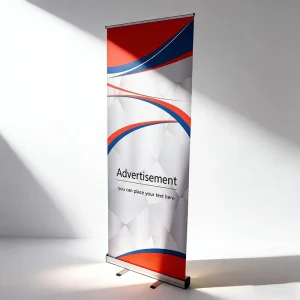 Custom Motorised Scrolling Display Roll up Banner Stand
