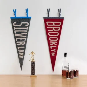 Custom NHL Hockey Felt Mini Pennant League Set logo NFLall Teams Felt Flag Banner MLB Felt Pennant