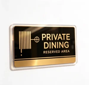 Custom Neon Acrylic Door Sign Hotel Room Number Plate Wall Mount House Number Sign Custom Logo Shape Color Office Buildings