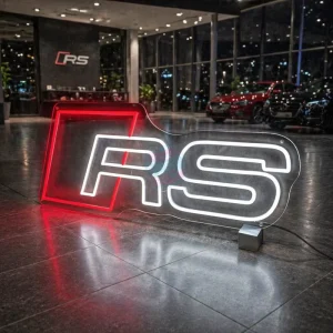 Custom Neon Sign Car Brand Logo Multi-color RGB LED Neon Light Electronic Sign for Car Exhibition Hall Wall Decoration LED Sign