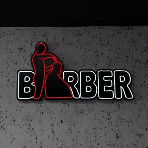 Custom Neon Sign Logo Custom LED Sign for Barbershop Bedroom Birthday Party Home