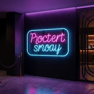 Custom Neon Sign UV Printed Letters LED Illuminated for Storefront Advertising Wedding Car Use IP65