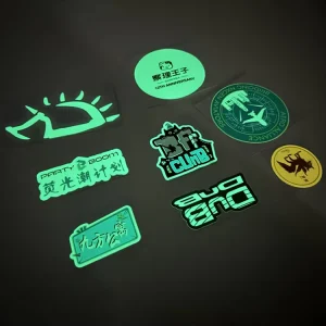Custom Night Glow In Dark Sticker Die Cut Vinyl Waterproof Luminous Sticker