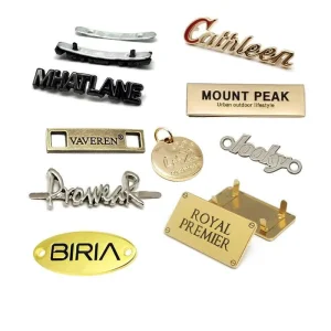Custom No Moq Shiny Gold Sliver Magnetic Name Tag Pin Logo Letter Metal Lapel Pin Brooches For Business