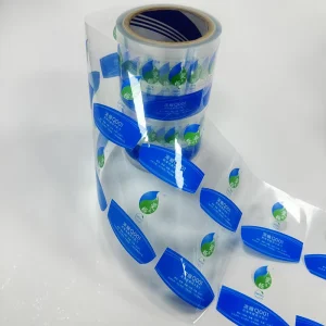 Custom OEM PVC Sticker for Transparent Label Printing on Waterproof Adhesive Juice Plastic Bottle