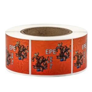 Custom OEM Waterproof Self Adhesive Vinyl Laser Label Sticker Rolls for Bottles