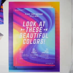 Custom Offset Printing of A3 A4 A5 Flyers and Posters on Art Paper Coated Outdoor Advertising Paper Fancy Paper