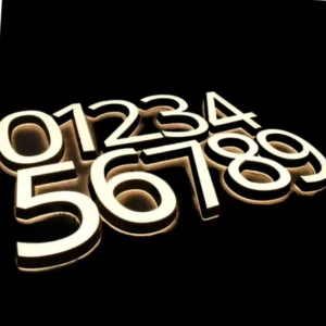 Custom Outdoor 3D Acrylic LED Letters Signage Waterproof Business Logo Letter Light For Advertising