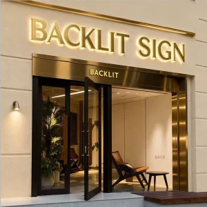 Custom Outdoor 3D Illuminated LED Letter Sign Backlit Business Signboard