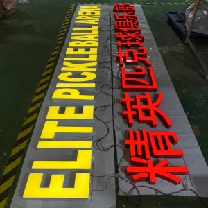Custom Outdoor 3D LED Front-lit Letters Signage Waterproof Business Storefront Sign for Shop Wall Building Logo, Led Sign