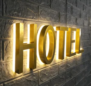 Custom Outdoor 3D logo LED Illuminated Letter Led Backlit Letters Illuminated Signs Channel Letter Store Branding for Business