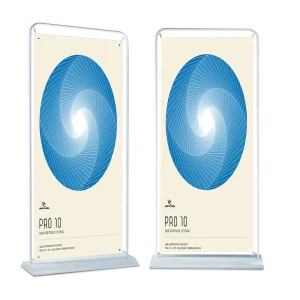 Custom Outdoor Door Shape Stand Display Banner Stand for Advertising or Events