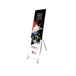 Custom Outdoor Fabric Design X Banner for Indoor Advertising Sport Events Campaigns X Stand Display Banner