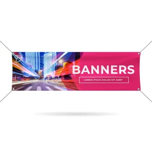 Custom Outdoor Hanging Banner Screen Printing Full Color PVC Vinyl Fabric Digital Printing Flex Banners