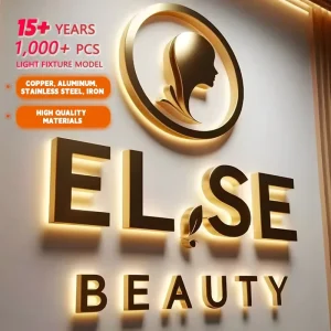 Custom Outdoor LED Metal Signage 3D Channel Letters Waterproof Neon Signs Illuminated Letters For Gym Bar Business Shop Energy