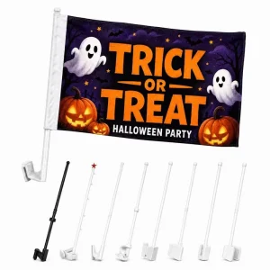 Custom Outdoor Off Road Team Flags Polyester Durable Fabric Quick Dry Eco Friendly Digital Printing Plastic Flagpole
