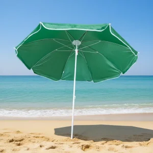 Custom Outdoor Patio Beach Umbrella Big Size Summer Polyester 6ft for Market Pool Promotions Sun Shade Garden Modern Hotels