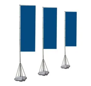 Custom Outdoor Polyester Waterproof Durable Water Injection Flag Business Advertising Base Supported Promotional Beach Display