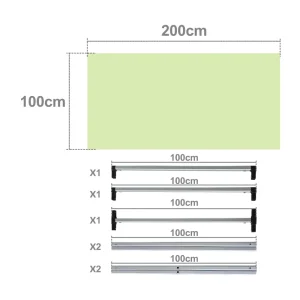 Custom Outdoor Pop-Up Aluminium A Board Frame Square and Rectangular Pennant Banner Stand for Sideline Display Accessories