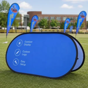 Custom Outdoor Portable Double Sided Pop up a Frame Display Banner Stand for Trade Show Advertising