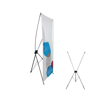 Custom Outdoor UV Printed Design X Banner for Indoor Advertising Sport Events Campaigns X Stand Display Banner