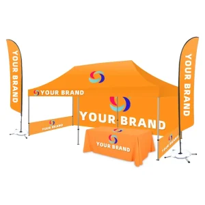 Custom Oxford Aluminum Tent 3×6 Portable Tents for Events Folding Waterproof Heavy Duty Advertising Display Popup Tents Logo