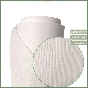 Custom PEVA White Embossed Soft Release Plastic Film Triangular Pattern Waterproof Anti Slip Packaging Lining Rolls