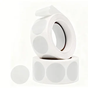 Custom PVC Clear Label Waterproof Strong Adhesive Round Transparent Sealing Stickers