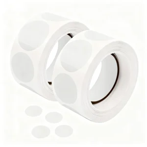 Custom PVC Clear Sealing Stickers Waterproof Strong Adhesive Round Labels for Gift Boxes Food Jars