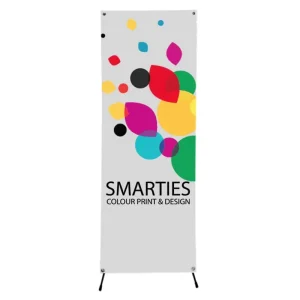 Custom PVC Fabric X Banner Stand for Exhibition Advertising and Promotions
