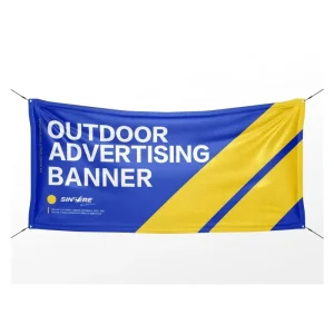 Custom PVC Vinyl Mesh Banner Flex Logo for Running Race Backdrop Display and Promotional Flags & Banners