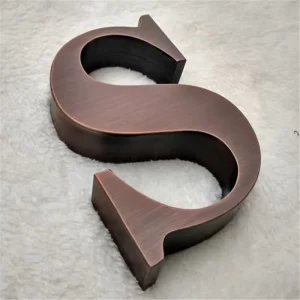 Custom Paint Coated Stainless Steel Letter Non-illuminated Metal Alphabet Letters