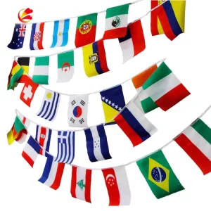 Custom Pennant Flag String Customized Various Materials Various Sizes Various Colors Pennant Flag
