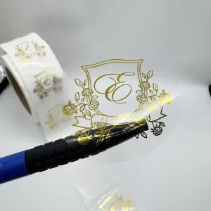 Custom Permanent Vinyl Waterproof Self Adhesive Sticker with Logo Decal for Craft Photo Frame Candle Use