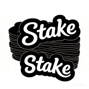 Custom Personalized Logo Adhesive Sticker Vinyl PVC Letter Die Cut Stickers for Promotion