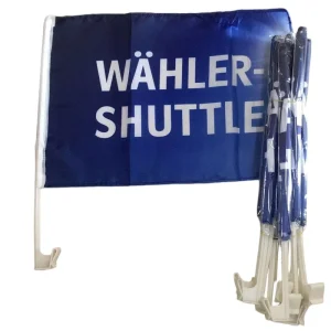 Custom Personalized Printed Car Flags Supplier Bulk Vehicle Banners for Sports Events and Political Campaigns
